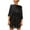 Black, variant on Women's Fashion Loose Long Sleeve Straight Sequin Glitter Beaded Cocktail Dress for Party and Evening Events in Spring and Autumn,Red,M
