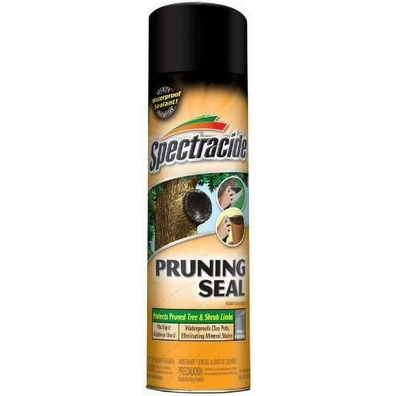 Spectracide Pruning Seal Aerosol Spray - Waterproof Outdoor Sealant - 13 oz