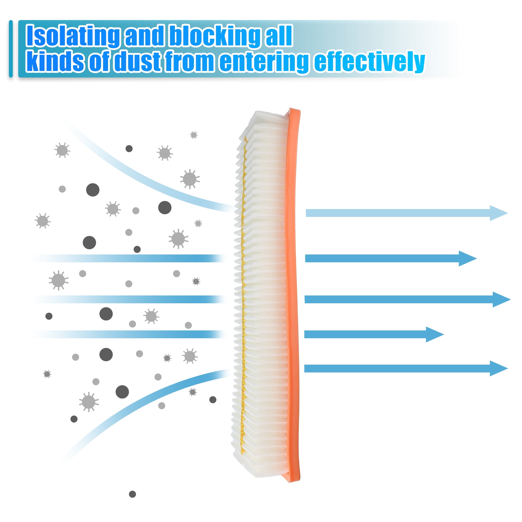 Unique Bargains Car Engine Air Filter for BMW MINI COUNTRYMAN COUPE JCW No.13717534845