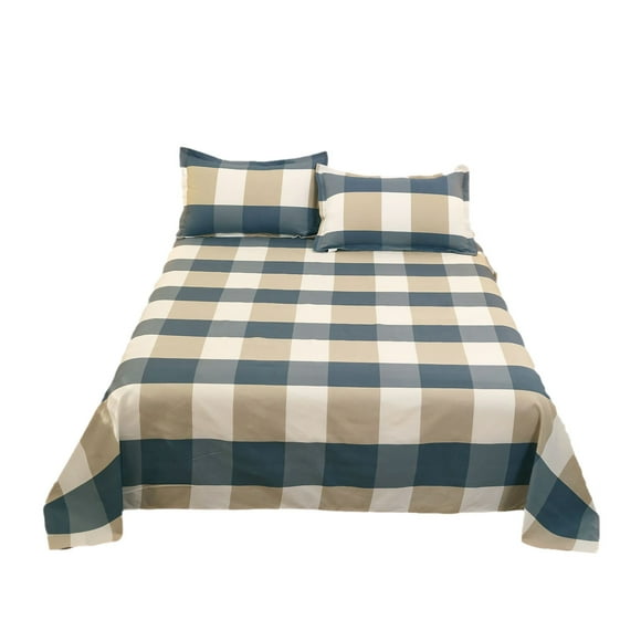 Bedding Comforter Sets,Bedding Sets Large Size All Season Bedding Sheet Comforters Sets with 2 Pillow Cases 3 Pcs Set Bed Sheets Pillowcases Shrinkage and Fade Resistants Easy Care