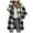 Gray, variant on Meichang Fleece Jacket for Women Long Plaid Jacket Casual Button Down Coat Lapel Long Sleeve Outerwear with Pocket Fall