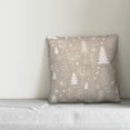 thumbnail image 2 of Creative Products Winter Christmas Tree Pattern 16x16 Spun Poly Pillow, 2 of 2