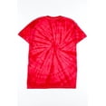 thumbnail image 2 of Red Tie Dye Shirt - Casual Unisex Summer T-Shirt, 2 of 3