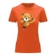 thumbnail image 3 of Playera Blusa De Oso De Peluche Saliendo Del Cierre Ropa Para Mujer Casual Color Anaranjado Talla Grande Marca Emil SaEs, 3 of 4