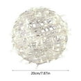 thumbnail image 3 of CUITING Christmas String Lights Outdoors  7.9” Sphere Lights  Ball Tree Garden Globe Lights for Home  Party  Christmas  Porch Patio Wedding  Garden Tree Decoration with Plug, 3 of 6