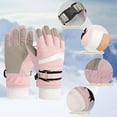 thumbnail image 4 of Kids Winter Gloves, Waterproof Ski Gloves, Warm Fleece Snowboard Gloves for Cold Weather, Snow Gloves for 4-12 Years Old Boys Girls Outdoor Sport, Cycling, Skiing, As Stocking Stuffers, 4 of 7