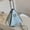 🔥Light Blue_Hot#633, variant on Triangle Crossbody Bag for Women, Leather Small Purse with Adjustable Strap, Lightweight Daily Commuter Handbag for Travel, Shopping, and Gifts