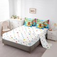 thumbnail image 3 of Erosebridal Animal Dog Bedding Queen Size,Swimming Rings Comforter Sets with Sheets,Summer Holiday Decor,Reversible,Lightweight,7 Pieces, 3 of 5
