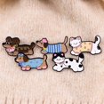 thumbnail image 6 of Jiibva Cartoon Dachshund Brooch Pin Funny Animal Lapel Pins Novelty Dog Pins Badge for Backpack Clothes Hat Decoration, 6 of 7