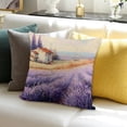 thumbnail image 3 of Orinice   Romantic Lavender Flower Throw Pillow Covers  , Purple Flowers Pillow Covers, Country House Rustic Cushion Covers, Realistice Farm Decorative Accent Pillow Cases 20x20in, 3 of 5