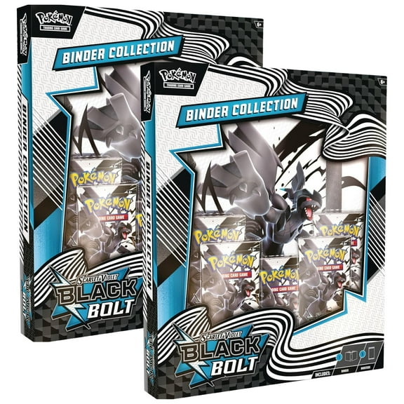 Pokemon SV10.5 Black Bolt Binder Collection 2-Pack