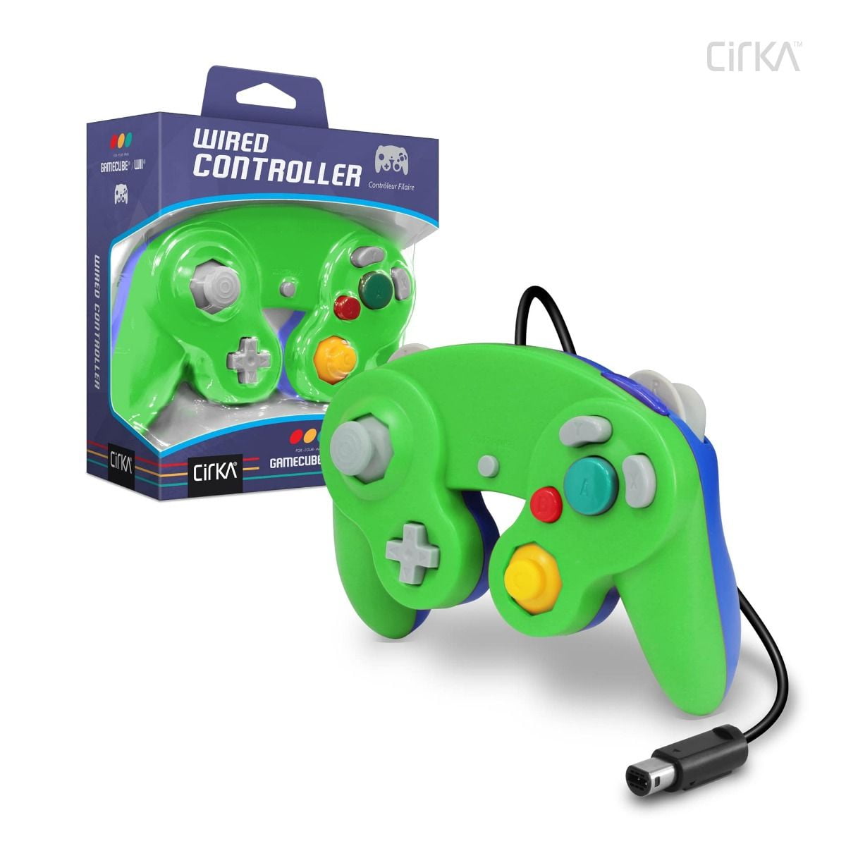 Nintendo Wii/GameCube CirKa Wired Controller with Dual