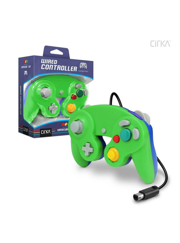 Nintendo Wii/GameCube CirKa controller (Green/Blue)