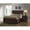 Cocoa, variant on Kauffman 4-piece Queen Bedroom Set Washed Taupe