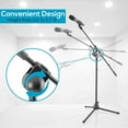 PYLE PMKSM20 Dynamic Microphone and Tripod Mic Stand, Height Adjustable, Extending Boom