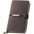 thumbnail image 1 of Leather Journal Refillable Travelers Notebook, Antique Handmade Leather, 1 of 4