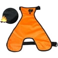 thumbnail image 3 of UOSIA Waterproof Dog Belly Cover Short Legged Female/Male Dog Chest Protector Warm Dog Vest,XS,Orange-Male, 3 of 6