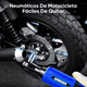 thumbnail image 3 of Llave De Matraca Inalámbrico LAB.G de 3/8 In Con 2 Baterías Negro/Azul, 3 of 5