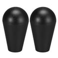 thumbnail image 1 of Mango de bola en forma de elipse para joystick tipo americano, piezas de repuesto para juegos arcade DIY, negro, 2 piezas, 1 of 3