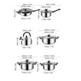 thumbnail image 4 of Bateria de acero inoxidable ANGGREK 12 piezas utensilios de cocina, 4 of 9