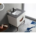 thumbnail image 2 of Burano 30" Beige Freestanding Single Bathroom Vanity Set, 2 of 11