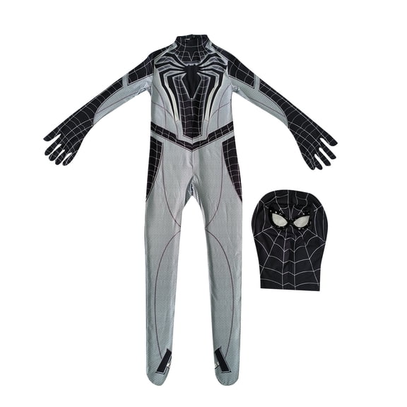 Halloween Heroes Jumpsuit 3D Print Bodysuit Headwear Mask for Boys