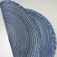 thumbnail image 5 of Round Braided Placemats 15 inch Washable Kitchen Table Placemats for Home Wedding Party, 5 of 6