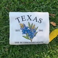 thumbnail image 2 of Embroidered Texas Bluebonnet Sweatshirt, 2 of 5