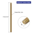 thumbnail image 2 of Uxcell 20 Pack Fully Threaded Rod, M6-1.0x110mm Carbon Steel Long Thread Screw, 2 of 6
