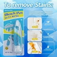 thumbnail image 2 of Bleach Pen For Clothing, Bleach Pen, Stain Remover Pen, Instant Travel Stain Cleaner for Clothes, Food, Wine, Coffee, Makeup, Clothing Bleached DIY Design, Portable & Easy Use（1 pack, 2 of 4