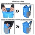 thumbnail image 5 of AFISHTOUR Lightweight Packable Backpack, 15L Waterproof Backpack Travel Hiking Daypack for Men Women (Blue), 5 of 10