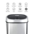 thumbnail image 4 of Motion-Activated Stainless Steel Trash Can – 11.1 Gallon, Stylish & Practical!, 4 of 4