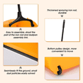 ZZCCC 12 Pcs Commercial Lobby Dustpan Bulk Upright Lobby Dust Pan