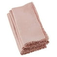 thumbnail image 2 of SARO 15062.RS20S Serviette Carrée 20 Po. Design Pompon Rose - Ensemble de 4, 2 of 4