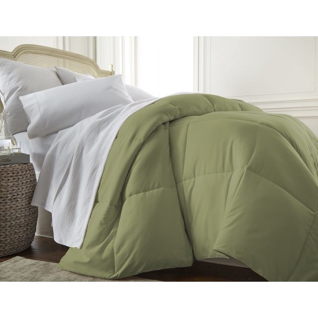 Simply Soft Green Down Alternative Comforters Full/Queen