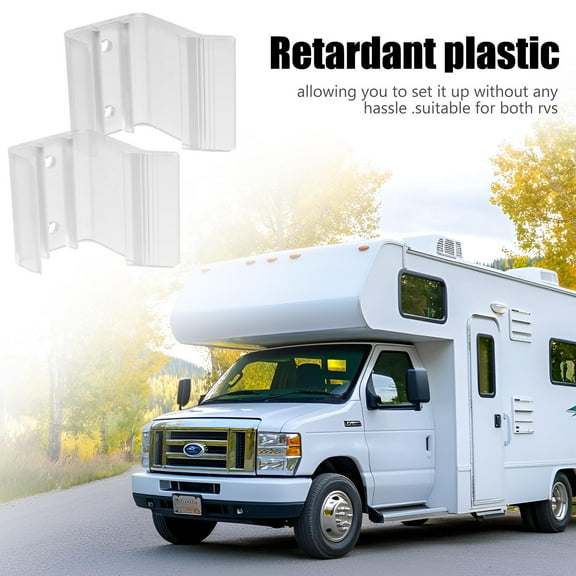 Masteelf  2 Pcs Car Door Repair Parts Replacement Latches Transparent