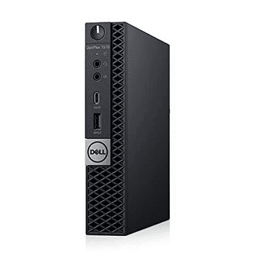 Pre-Owned Dell OptiPlex 7070 Micro Desktop - Intel Core i7 8th Gen - i7-8700 - Six Core 4.6Ghz - 256GB SSD - 16GB RAM - Windows 10 Pro