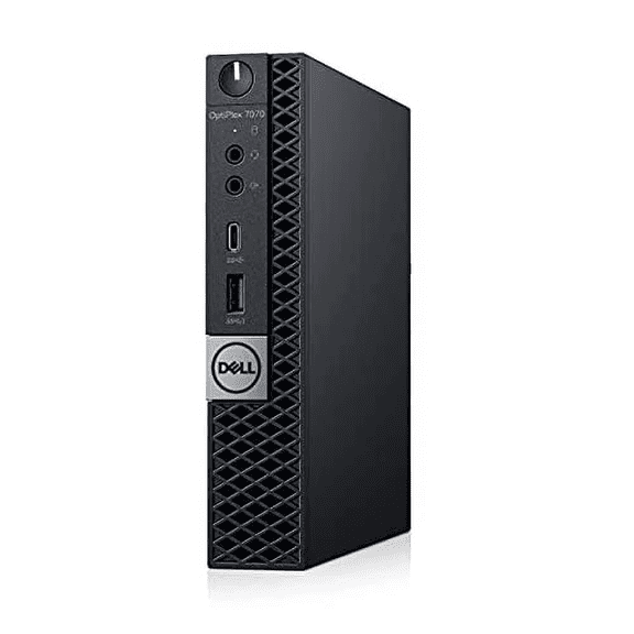 Pre-Owned Dell OptiPlex 7070 Micro Desktop - Intel Core i7 8th Gen - i7-8700 - Six Core 4.6Ghz - 256GB SSD - 16GB RAM - Windows 10 Pro