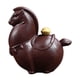 thumbnail image 4 of Estatua decorativa para la ceremonia del té, mascota para té, adorno de mesa, adorable artesanía para té. púrpura, 4 of 9