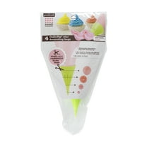 Goodcook Oodle Tip Decorating Bag, Star-Shape, 4-Count