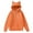 Orange, variant on Hoodies for Women Hoodie Oversized for Cute Cat Ear Pullover Loose Fit Long Sleeve Ear Sweatshirt With Hemlock