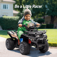 thumbnail image 3 of Hikiddo 12V Ride-on Toy for Toddlers, Kids ATV 4 Wheeler for 1-3 Boys & Girls with Music - Black, 3 of 9