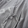thumbnail image 3 of toraway Mens Pajama Sets Cotton Short Men's Cotton Thin Double Washed Crepe Japanese Cardigan Steam Absorbent Robe Robe Robe L, 3 of 3