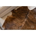 thumbnail image 5 of Cowhide Rug, Brindle 6x6-7', 5 of 7