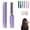 Purple, variant on nuyezo Ceramic Hairdressing Comb,Cedar and Ash Ceramic Comb,Frizz-Free Hair Anytime,2-in-1 Mini Cordless Portable Travel Curling Iron - 3 Heat Settings USB Rechargeable for Every Hair Type