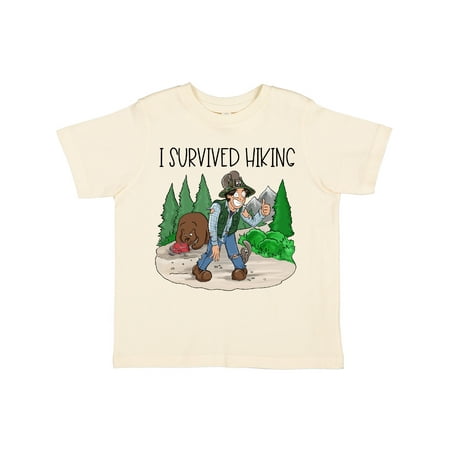 

Inktastic I Survived Hiking Gift Toddler Boy or Toddler Girl T-Shirt