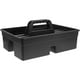 thumbnail image 3 of Bandeja de almacenamiento de gran capacidad Canasta de herramientas portátil de dos lados Caja de almacenamiento de plástico para herramientas de limpieza de artículos de automóvil con asa (gris), 3 of 5