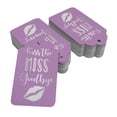 thumbnail image 2 of Inkdotpot Kiss The Miss Goodbye Bridal Shower Bottle Tag Real Silver Foil Favor Hang Tags 50 Pack, 2 of 6