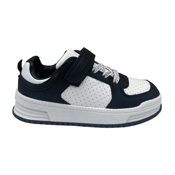 Carters Toddler Boys Ayngel Classic Style Slip-on Sneakers Size 8 Black White
