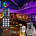thumbnail image 4 of Kit de luces de tira LED a prueba de agua 2x5m (Total 32.8ft) 5050 RGB Tiras de 300led Iluminación Tira de luces que cambian de color FlexibColor para la decoración del hogar del dormitorio Adepaton CJWUS-2119, 4 of 8